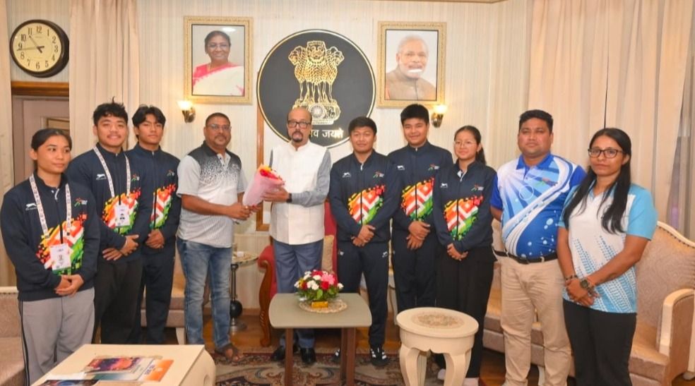 खेलो इंडिया ट्राइबल गेम्स 2026 में 9 पदक जीतकर फर्स्ट रनर-अप रहे खिलाड़ी, राज्यपाल ने दी बधाई