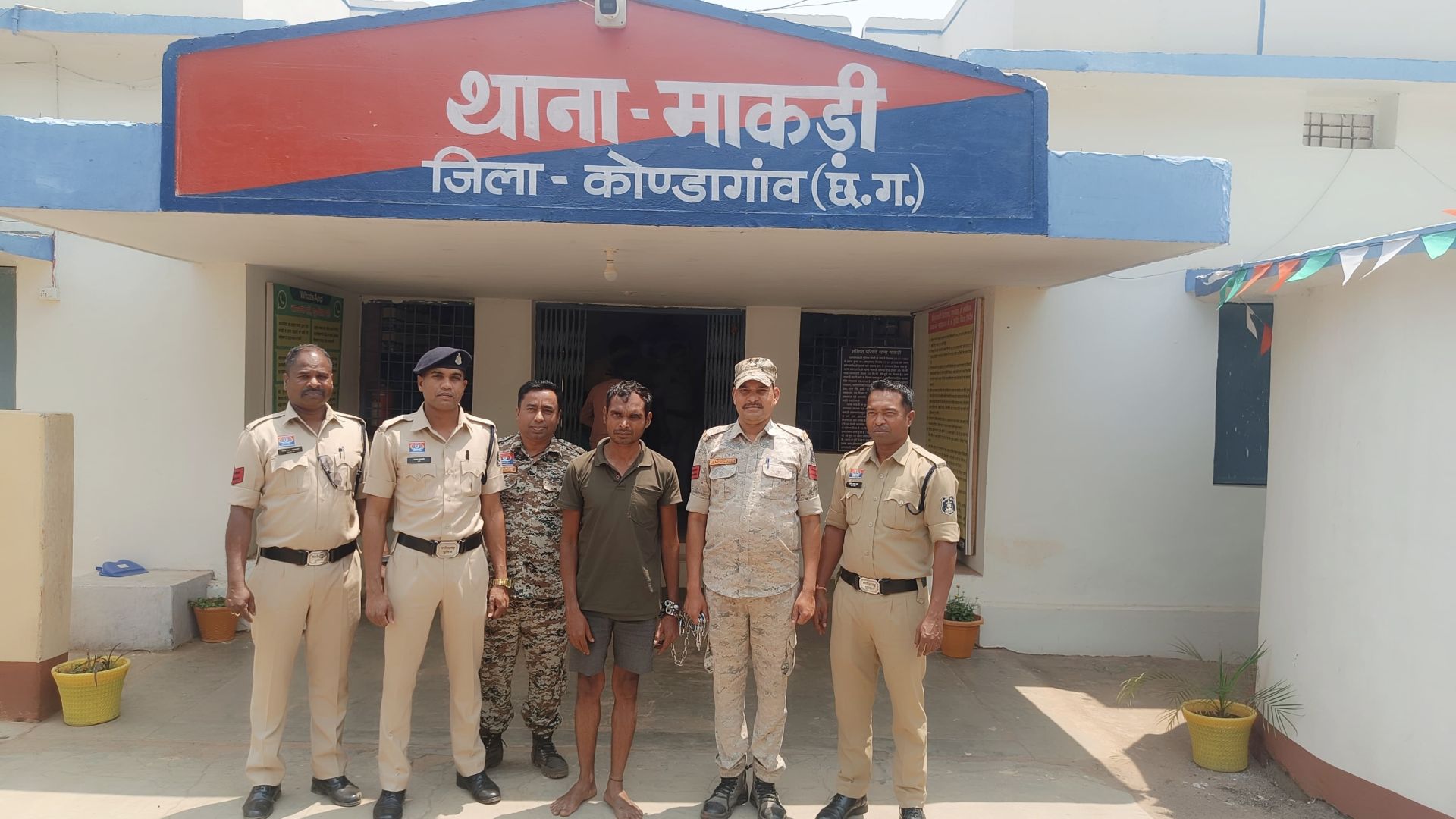 माकड़ी पुलिस व साइबर सेल की संयुक्त कार्रवाई, आरोपी न्यायिक रिमांड पर जेल
