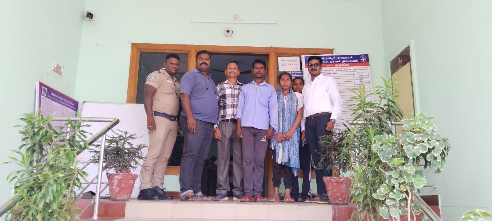 गुम बालिका तिरूपपुर (तमिलनाडु) से बरामद, परिजनों को सौंपा गया
