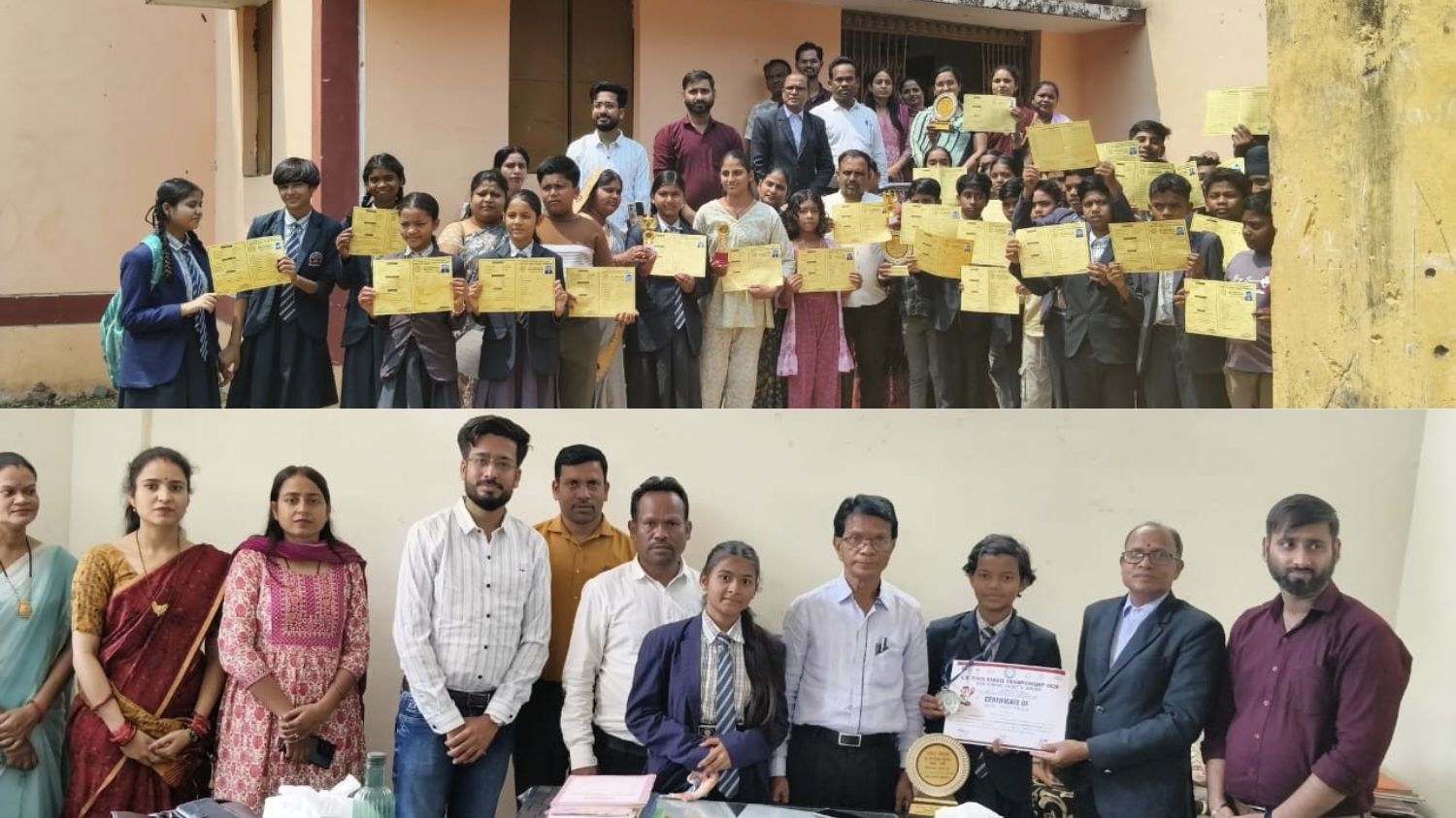 मेधावी छात्रों का सम्मान, 6वीं-7वीं का परिणाम घोषित