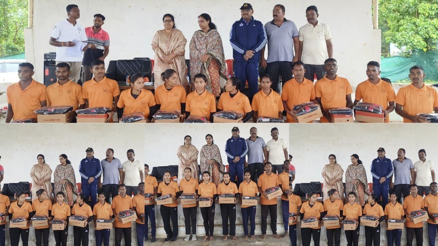रक्षित केन्द्र में प्रशिक्षणरत 110 युवाओं को विधायक लता उसेंडी ने ट्रैक सूट व स्पोर्ट्स शूज देकर बढ़ाया उत्साह