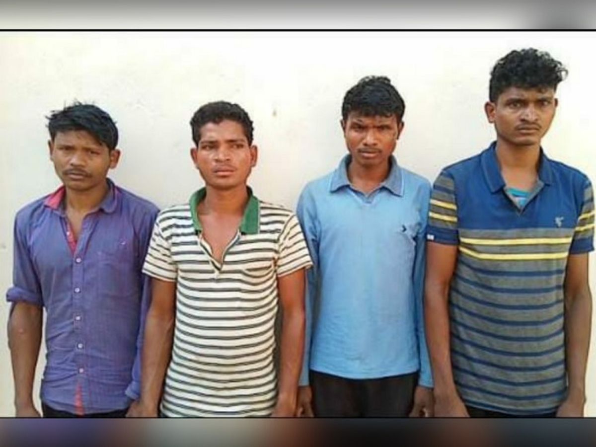 कोरसागुड़ा-लिंगागिरी के जंगलों से 4 नक्सली गिरफ्तार