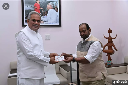 मुख्यमंत्री भूपेश बघेल से प्रसिद्ध भारतीय क्रिकेटर गुंडप्पा विश्वनाथ ने की सौजन्य मुलाकात