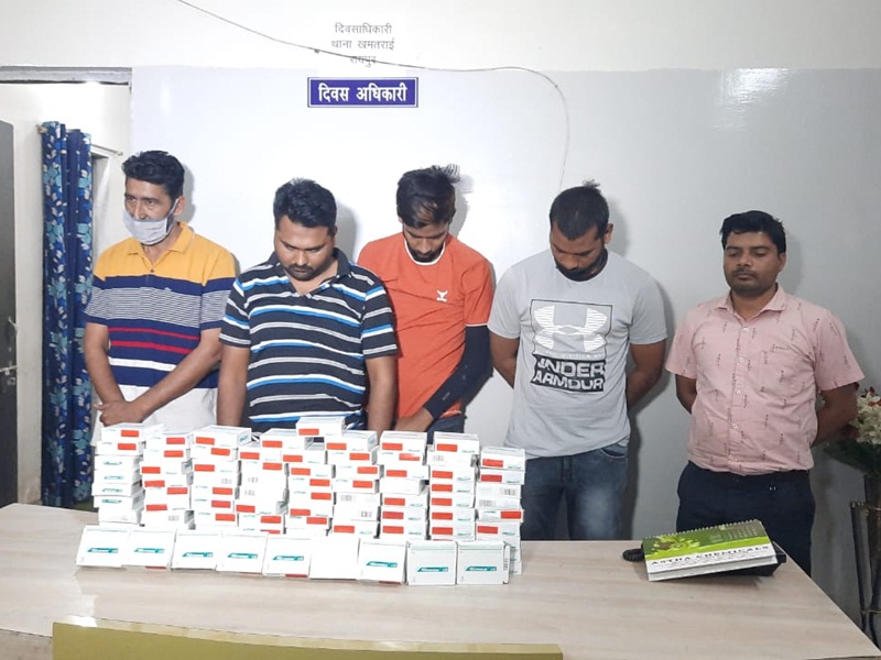 नशीली टेबलेट बेचने वालों के खिलाफ रायपुर पुलिस की बड़ी कार्रवाई