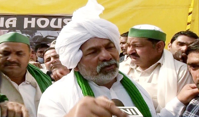 किसानों को विपक्ष का पूरा समर्थन नहीं मिल रहा, जांच से डरे हुए हैं नेता: राकेश टिकैत