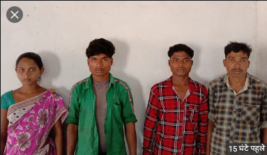 आईईडी के साथ एक महिला नक्सली सहित 4 नक्सली गिरफ्तार