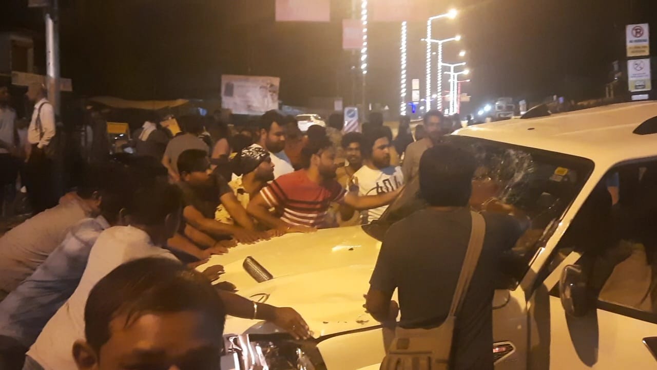 स्कार्पियो ने बाइक को मारी टक्कर, बाइक सवार गंभीर रूप से घायल