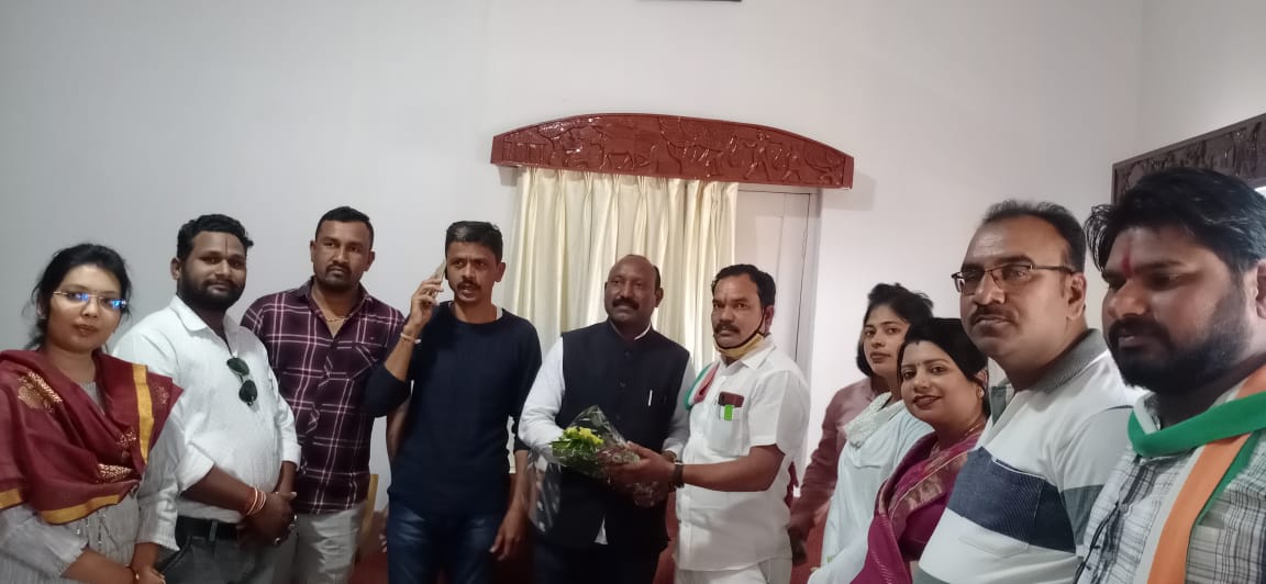 कांग्रेस पिछड़ा वर्ग प्रकोष्ठ के गठन के लिए पर्यवेक्षक जितेंद्र यादव  पहुंचे कोंडागांव