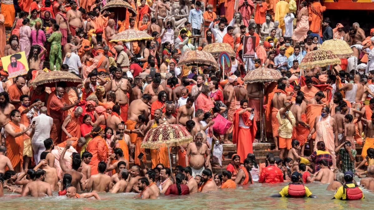 कुंभ मेले हरिद्वार में कोरोना का कहर