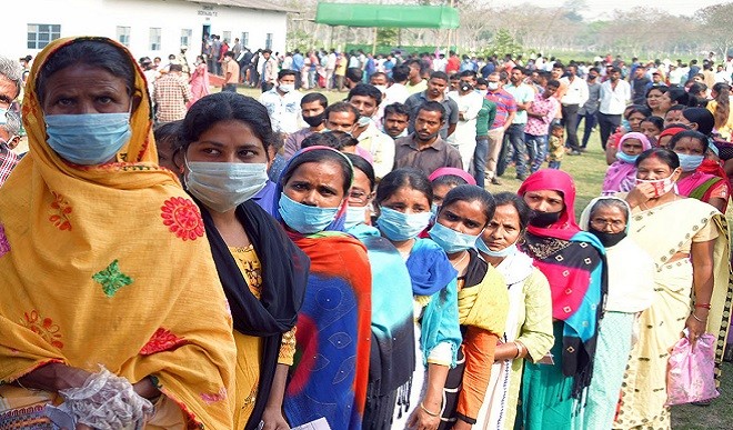 बंगाल और असम चुनाव के दूसरे चरण के लिए मतदान जारी, सभी की नजरें नंदीग्राम पर