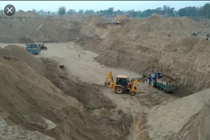धड़ल्ले से जारी है जिले में अवैध खनन, खनिज विभाग नहीं कर रहा है कोई कार्रवाई