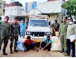 अंतरराष्ट्रीय गांजा तस्कर को पुलिस ने किया गिरफ्तार