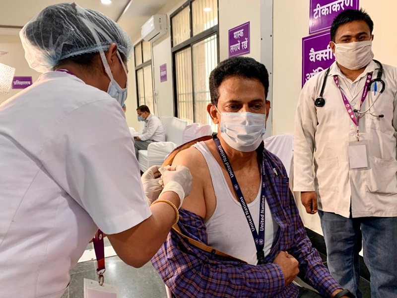 छत्तीसगढ़ में कोरोना टीकाकरण की बढ़ी रफ्तार, 25 प्रतिशत आबादी का टीकाकरण