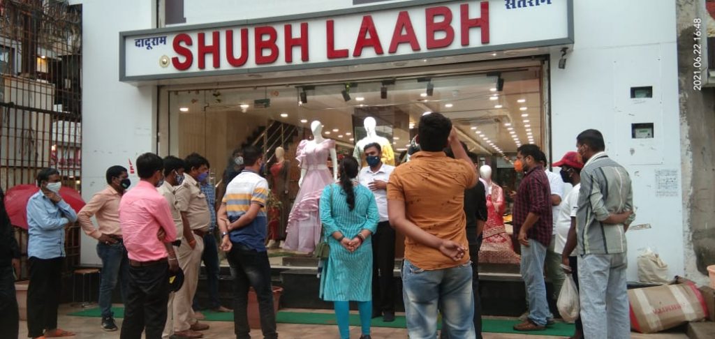 पंडरी कपड़ा मार्केट की 9 दुकानें सील, ये है वजह…