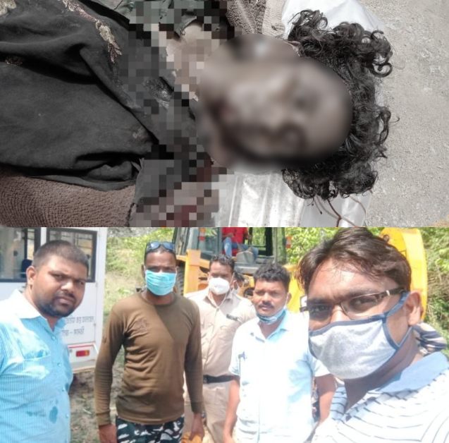 पुलिस का सामने आया मानवीय चेहरा: लावारिस महिला की अर्थी को दिया कंधा, फिर किया अंतिम संस्कार