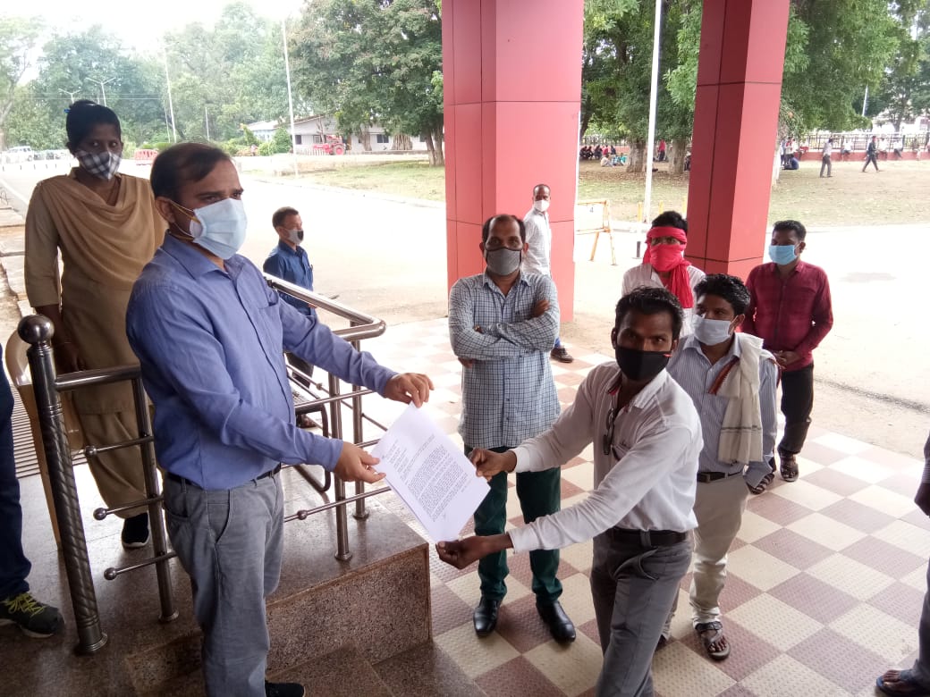 सिलगेर काण्ड में सीपीआई व अखिल भारतीय नौजवान सभा ने सौंपा मांग पत्र सह ज्ञापन
