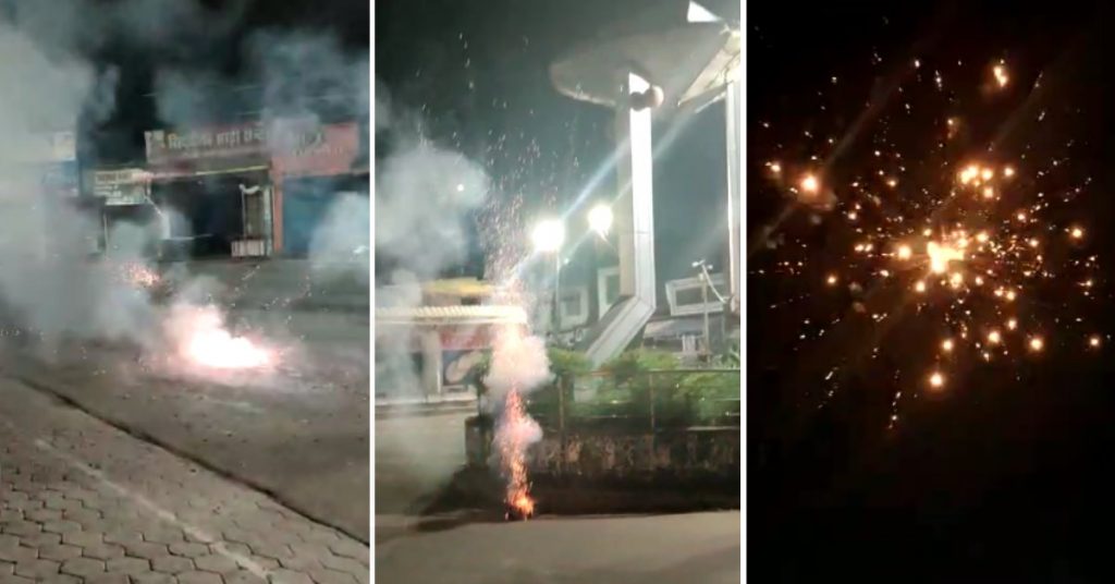 कलेक्टर का तबादला होने पर लोगों ने पटाखे फोड़कर मनाई खुशियां…