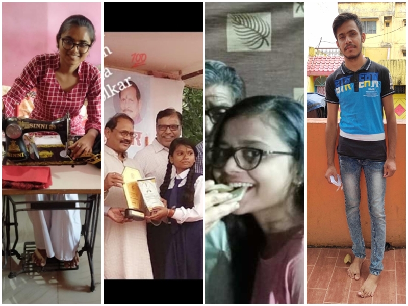 घर पर मम्मी-पापा के साथ बंटाया हाथ, मेधावी बने तो दमके चेहरे