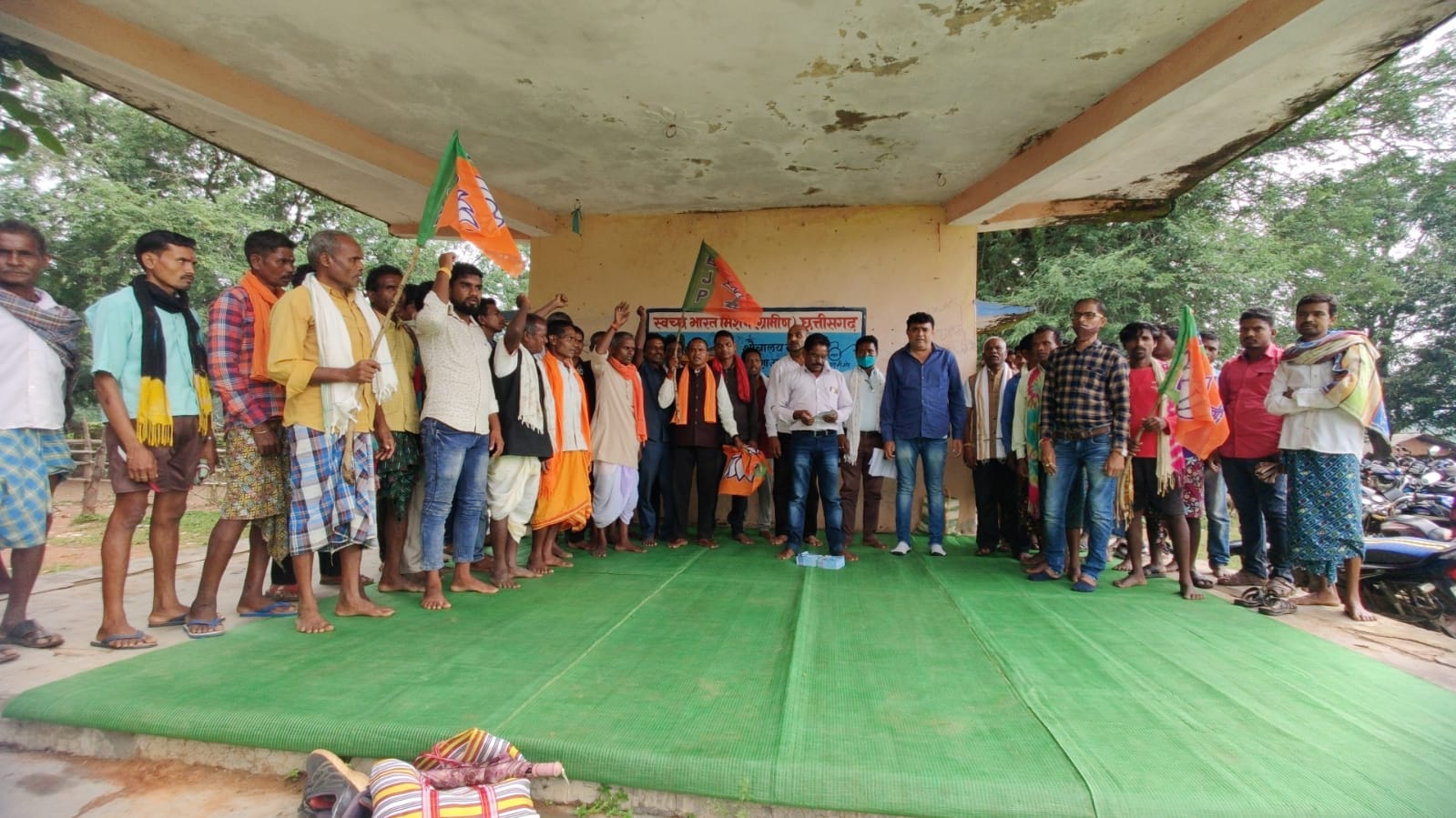 किसानों की समस्याओं व मांगों को लेकर भाजपा किसान मोर्चा ने तहसील स्तरीय किया धरना प्रदर्शन