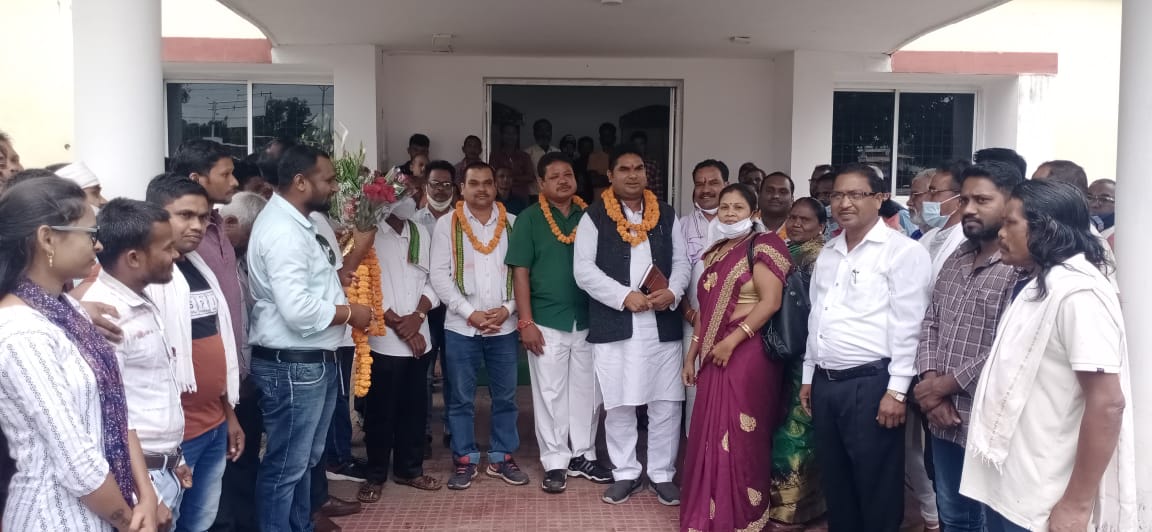 शाकम्भरी बोर्ड अध्यक्ष व सदस्यों का मरार समाज ने किया भव्य स्वागत