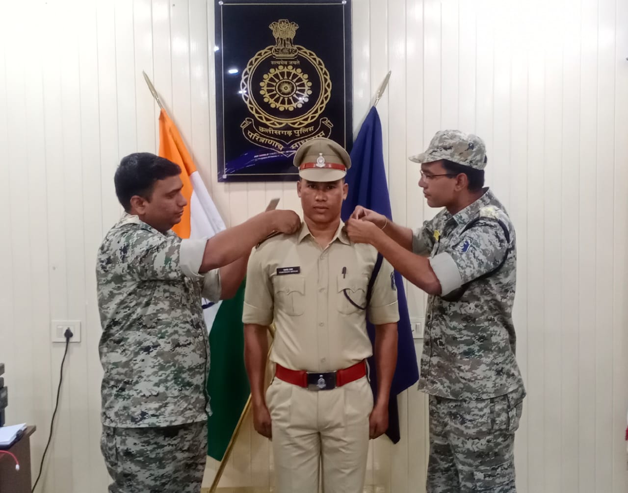 पुलिस के अधिकारी व जवान हुए पदोन्नत