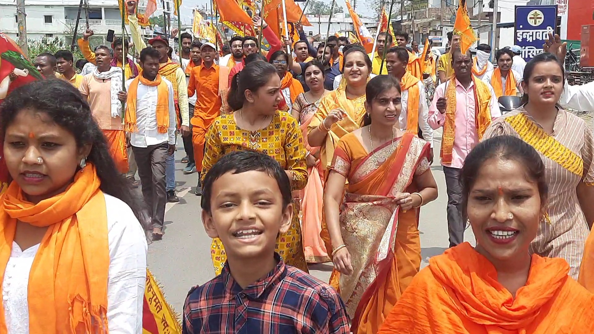 राम नवमी में नगर में निकली भगवान राम की शोभायात्रा, बड़ी संख्या में शामिल हुए भक्त