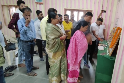 भाजपाइयों ने डॉ श्यामा प्रसाद मुखर्जी को दी गई श्रद्धांजलि