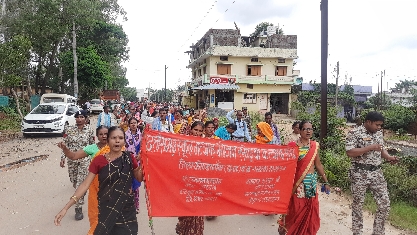 रसोइयों ने धरना प्रदर्शन,रैली कर डिप्टी कलेक्टर को सौपा ज्ञापन