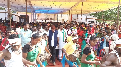 मुख्यमंत्री भूपेश बघेल ने वर्चुअली 300 ग्रामीण औद्योगिक पार्कों का किया शिलान्यास