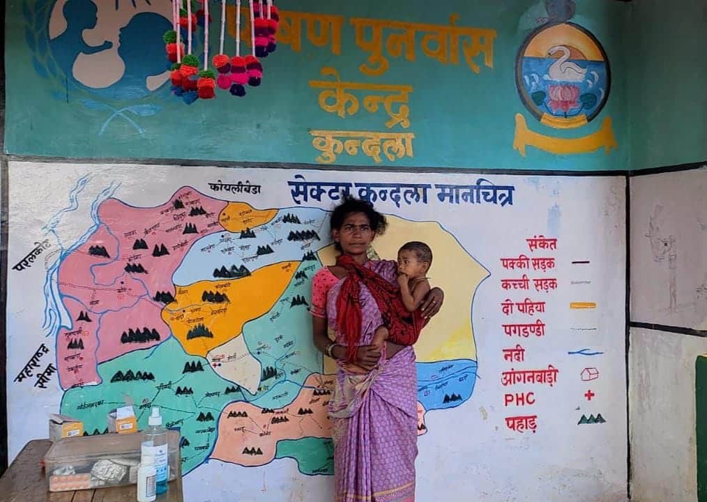 कलेक्टर के निर्देश पर बुधनी नुरेटी को पोषण पुनर्वास केन्द्र में किया गया भर्ती