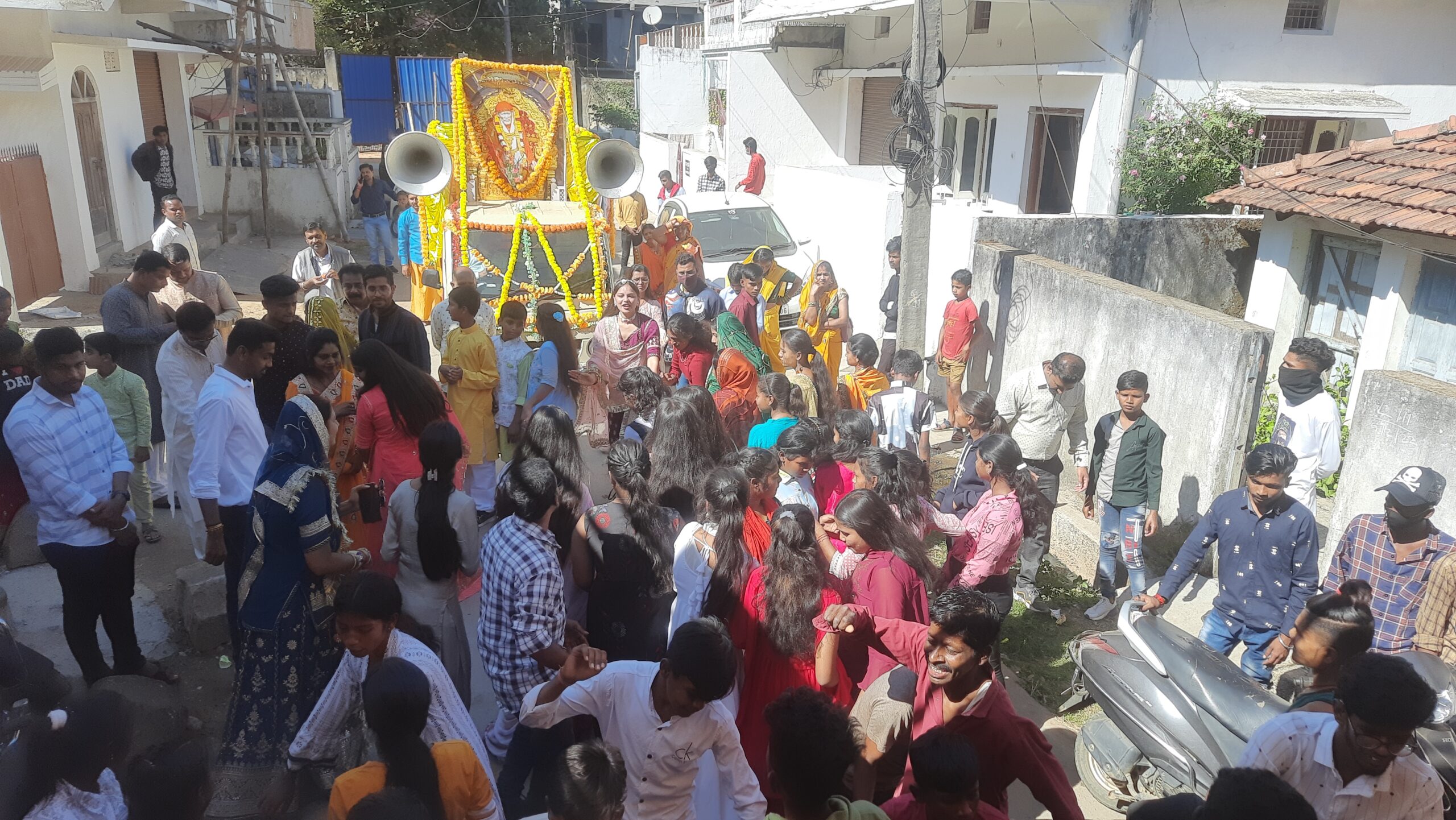 हर्सोल्लास के साथ मनाया गया सांई बाबा जन्मोत्सव