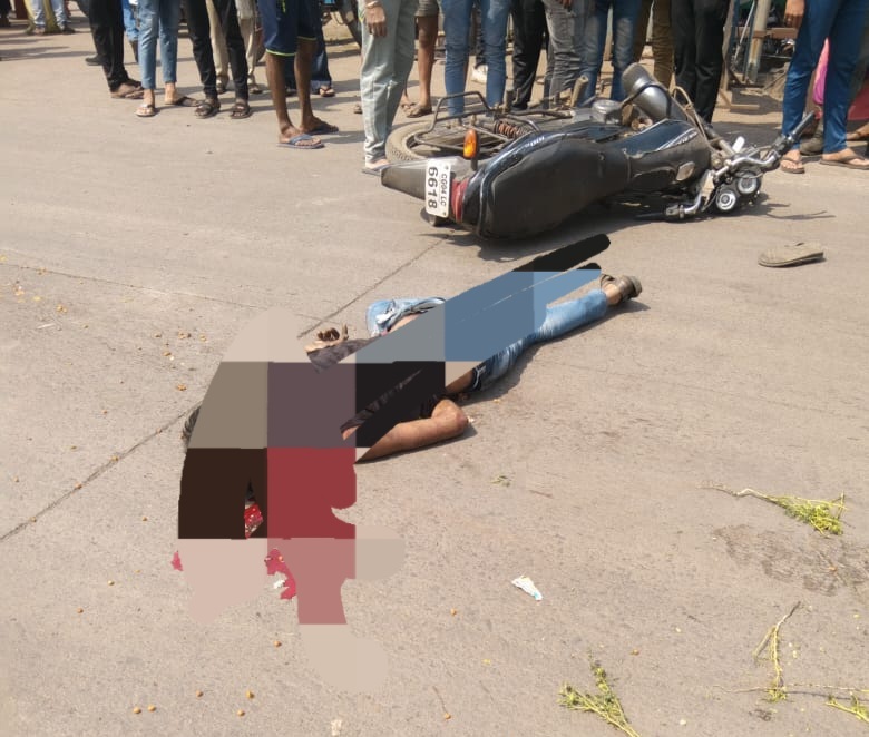 ट्रक ने बाइक सवार को रौंदा, दर्दनाक हादसे में एक की मौत