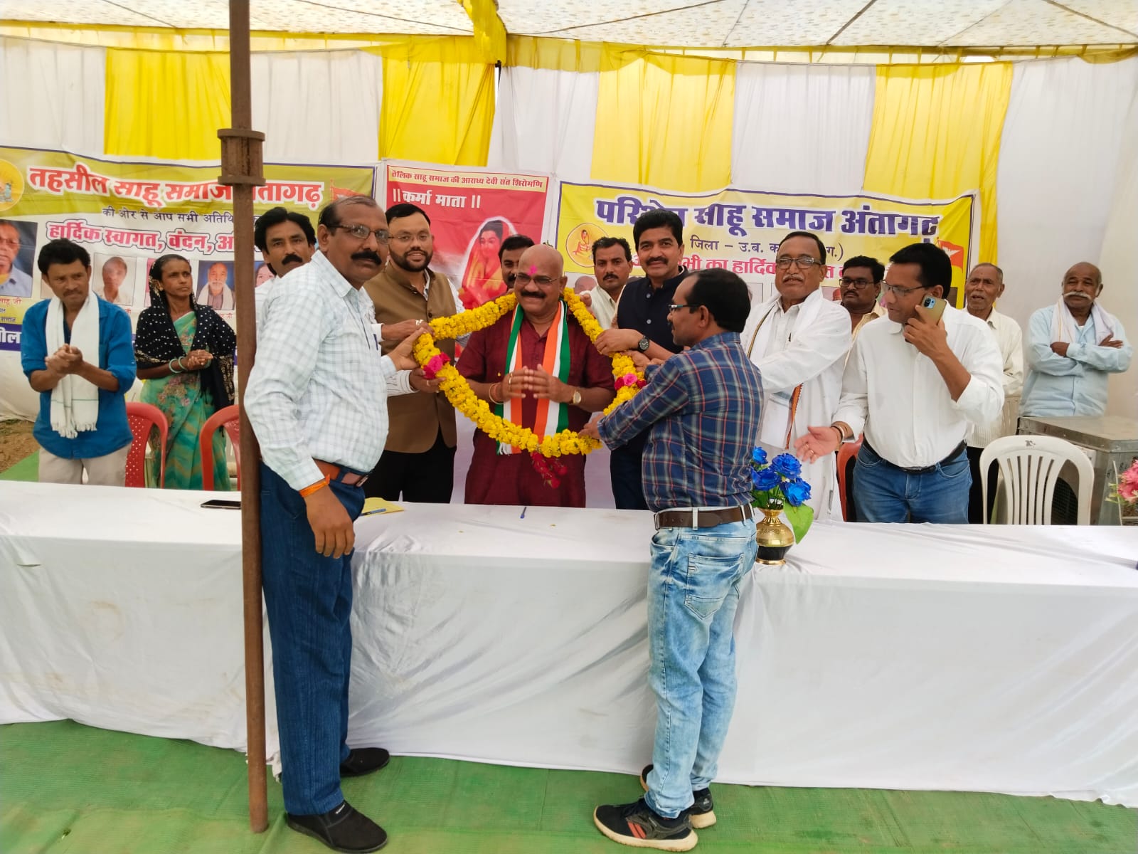 तहसील स्तरीय साहू समाज के कार्यक्रम में शामिल हुए विधायक, समाज को दी बड़ी सौगात