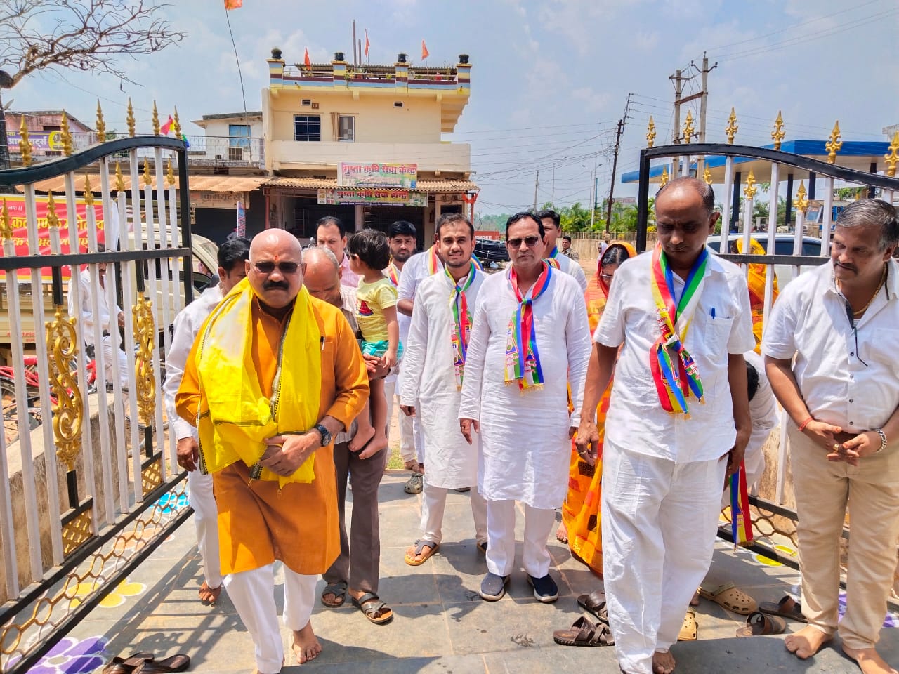 जैन समाज द्वारा आयोजित महावीर जयंती समारोह में विधायक नाग हुए शामिल