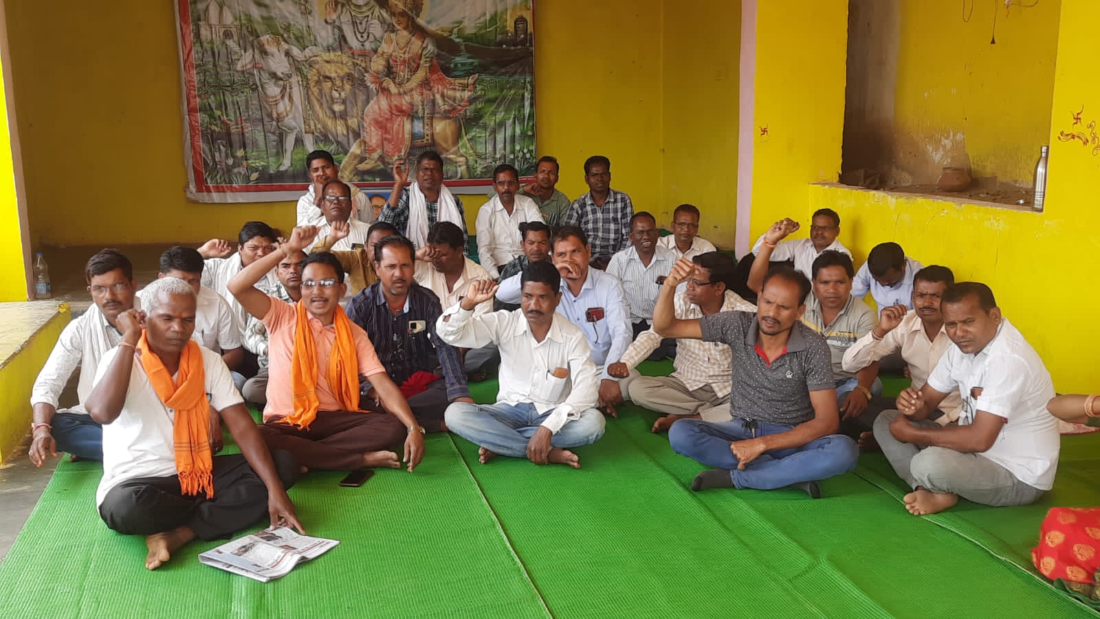 पंचायत सचिव अनिश्चितकालीन हड़ताल पर, मांगे पूरी ना होने से सरकार के प्रति रोष,