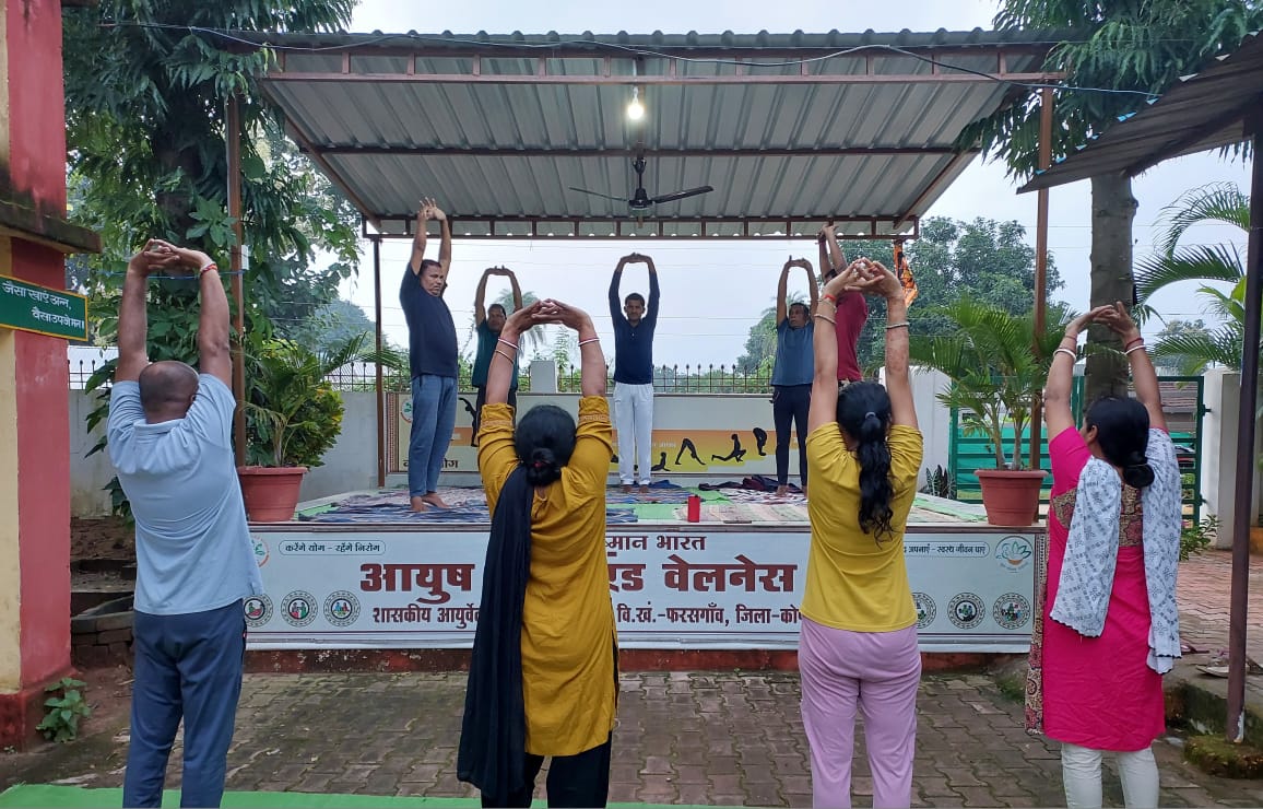 आयुष्मान भवः कैंपेन का आयोजन बोरगांव में हुआ