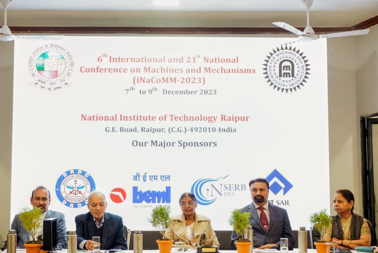 राष्ट्रीय प्रोद्योगिकी संस्थान रायपुर में iNaComMM 2023 की उत्साही भागीदारी और व्यावहारिक सत्रों के साथ हुई शुरुआत