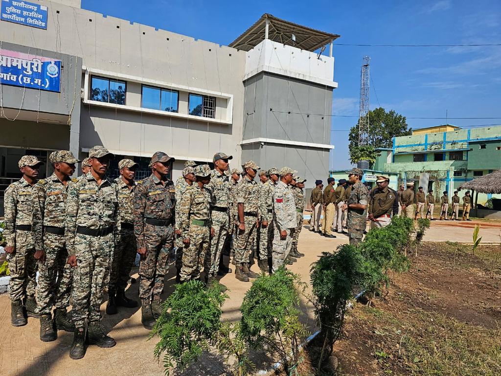 पुलिस अधीक्षक कोण्डागांव द्वारा थाना विश्रामपुरी का किया गया वार्षिक निरीक्षण