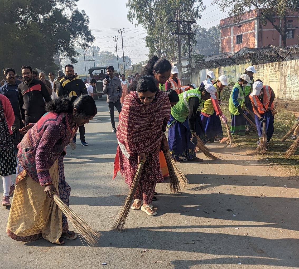 पूर्व प्रधानमंत्री भारत रत्न  अटल बिहारी बाजपेई की जयंती पर स्वच्छता अभियान की शुरुआत..