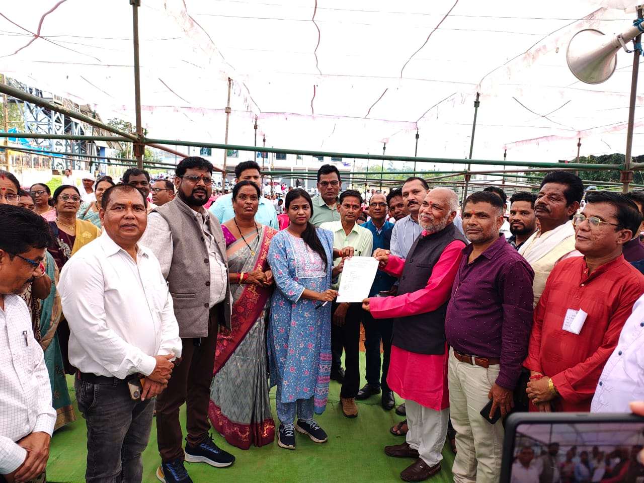 कर्मचारी अधिकारी फेडरेशन द्वारा 4 सूत्रीय मांगों को लेकर  एक दिवसीय धरना प्रर्दशन..