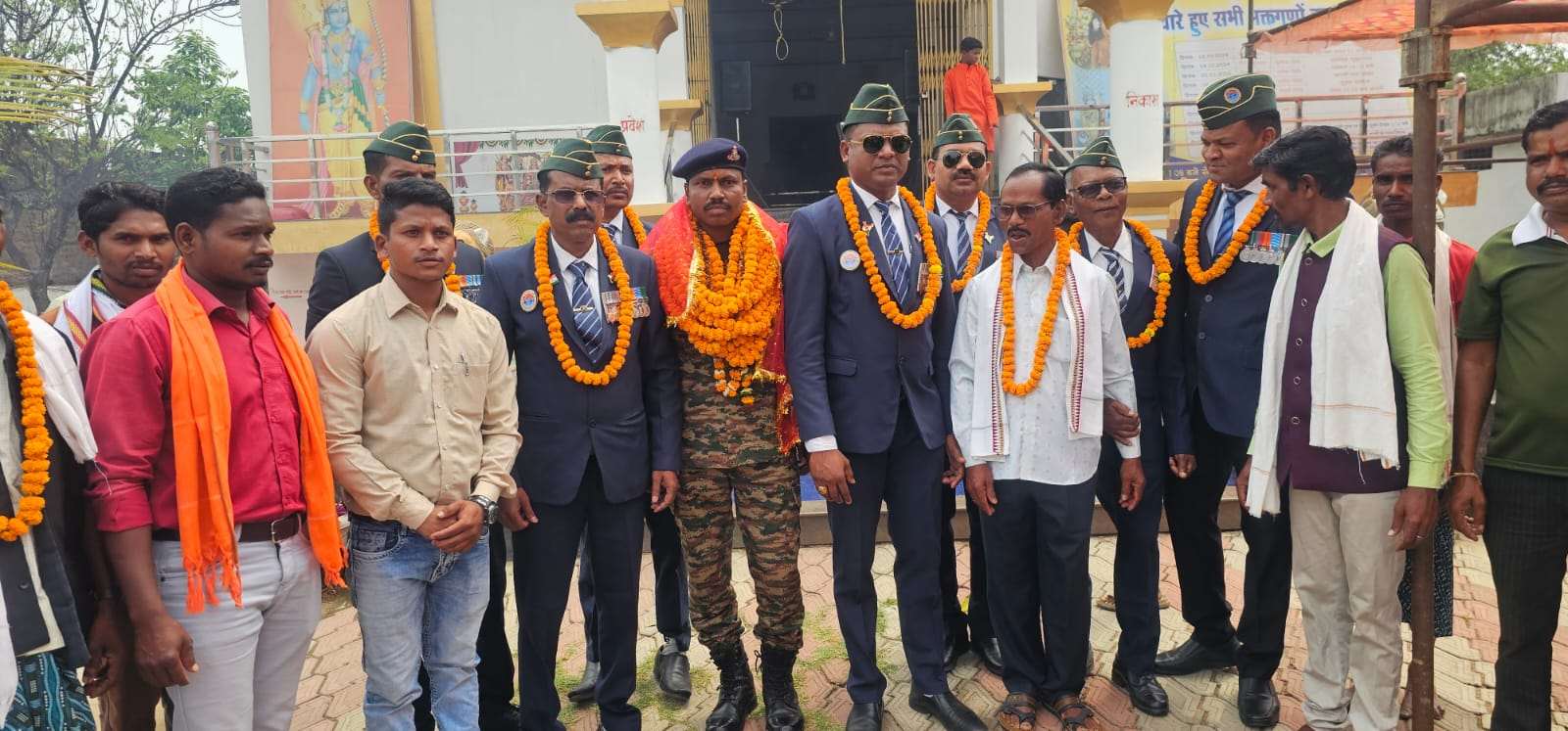 भारतीय थल सेना से सेवानिवृत्त हवलदार रतिराम सोरी का भव्य स्वागत…