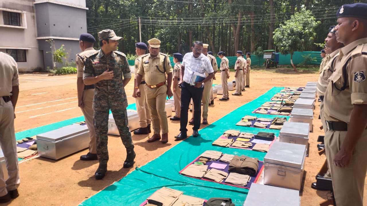 थाना धनोरा का वार्षिक निरीक्षण...