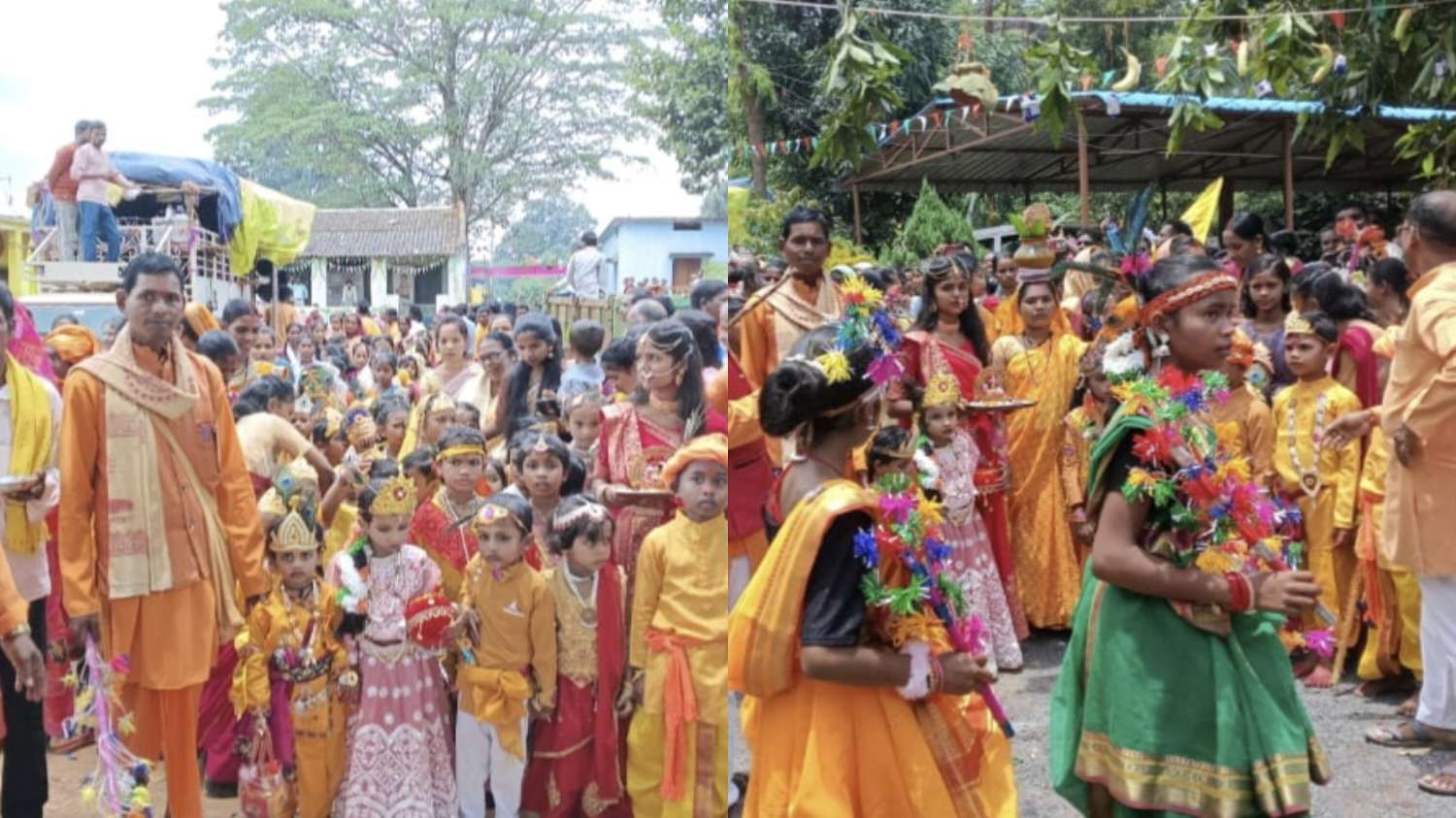 माकड़ी: यादव समाज ने धूमधाम जन्माष्टमी उत्सव मनाया...