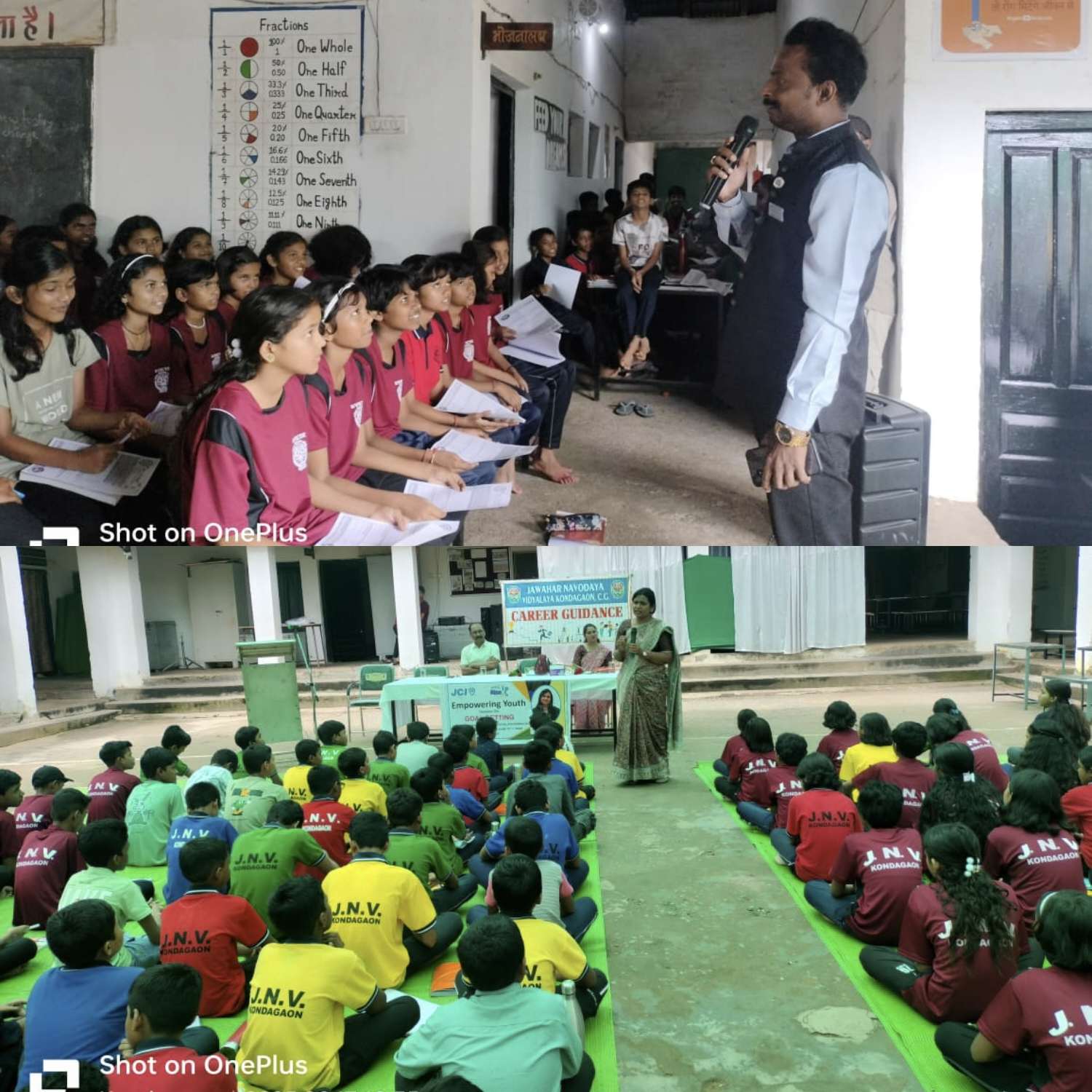 जेसीआई कोंडागांव स्टार ने नवोदय विद्यालय में लक्ष्य निर्धारण व समय प्रबंधन पर दिया विशेष सत्र...