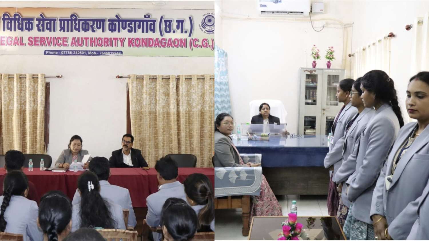 पैरालीगल वालिंटियर्स का एक दिवसीय मासिक प्रशिक्षण का हुआ आयोजन