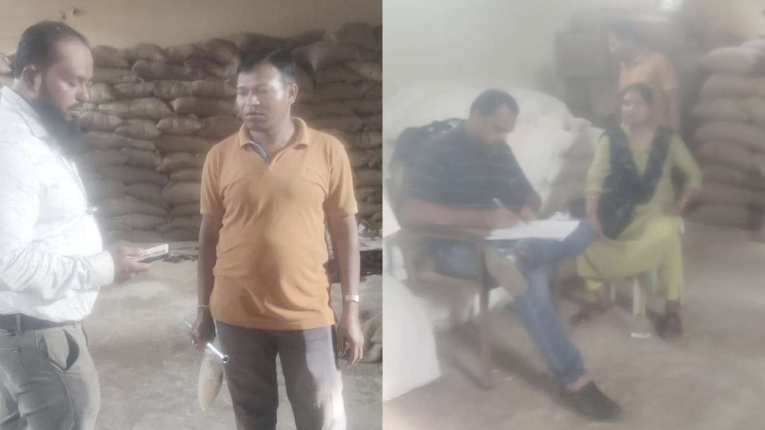नान के चावल में मिलावट का मामला-एक बर्खास्त, दो निलंबित