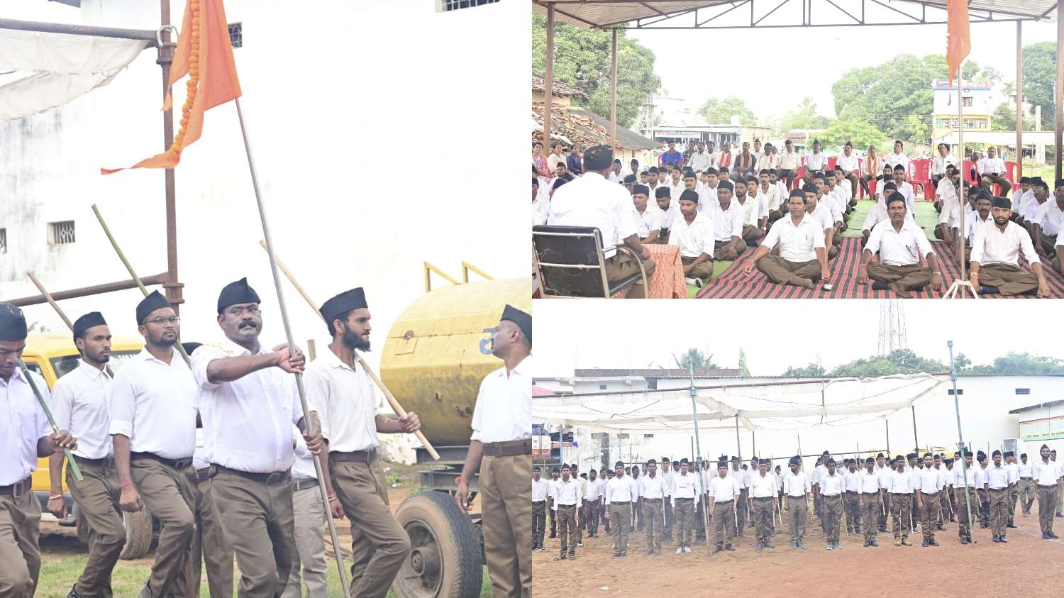 विजयादशमी पर संघ शताब्दी वर्ष का पथ संचलन सम्पन्न..