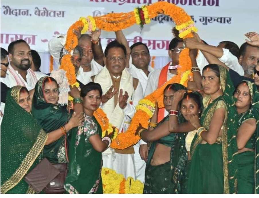 मुख्यमंत्री विष्णु देव साय ने बेमेतरा को दी ₹140.96 करोड़ की सौगात .