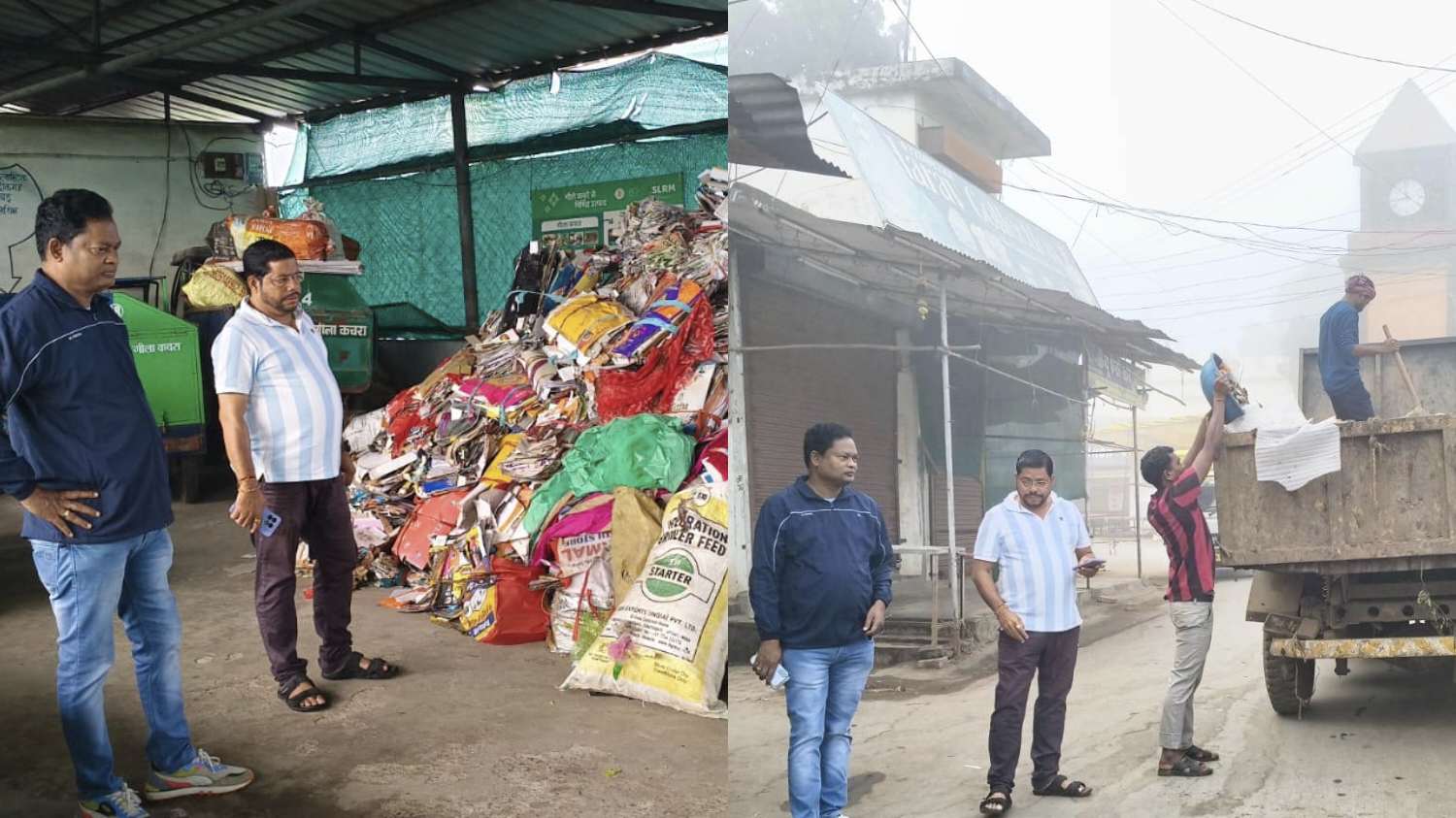 एसडीएम अजय उरांव ने शहर में साफ सफाई व्यवस्था का किया निरीक्षण..