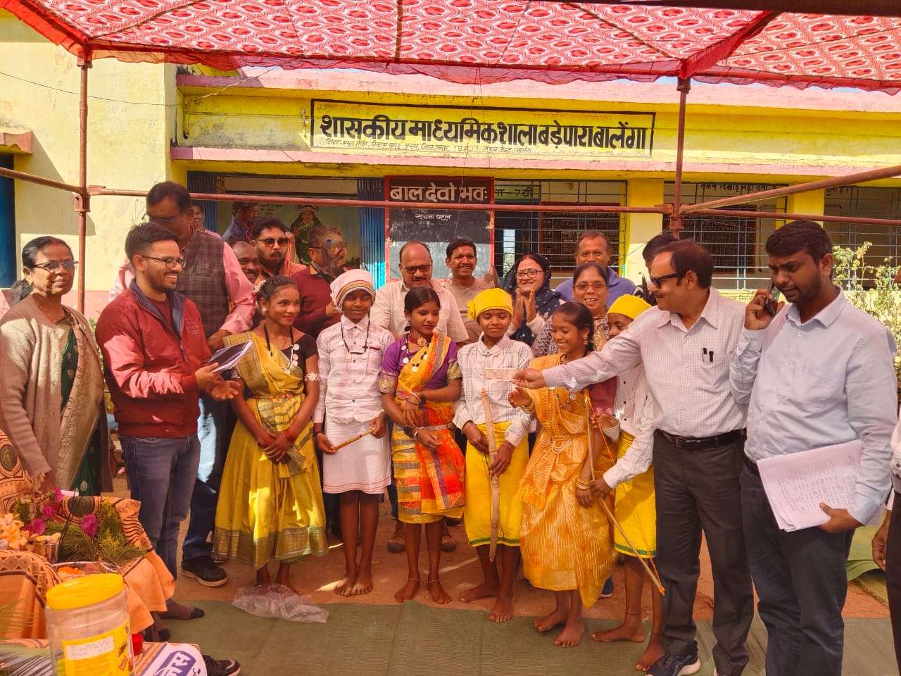 बालेंगा एवं मारीगुड़ा में उल्लास नव साक्षरों की शिक्षा गुणवत्ता का निरीक्षण